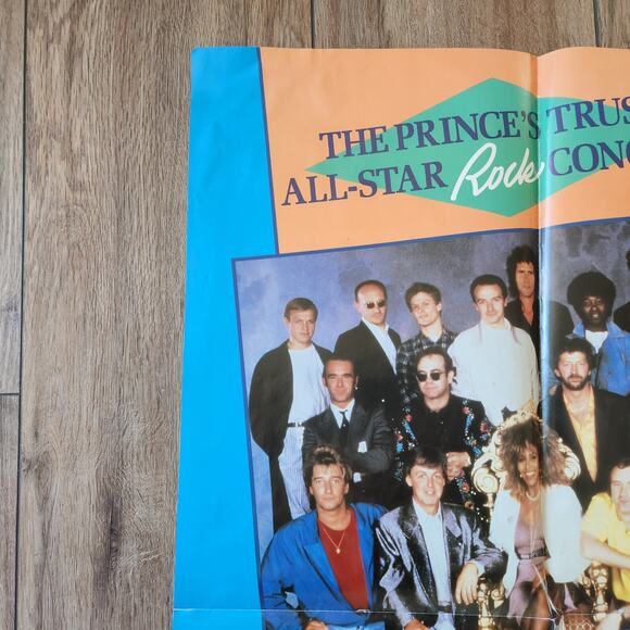 Prince’s Trust Charity Concert 1987 MGM/UA 22x34 Folded Poster P-1089 NEW - Picture 3 of 9